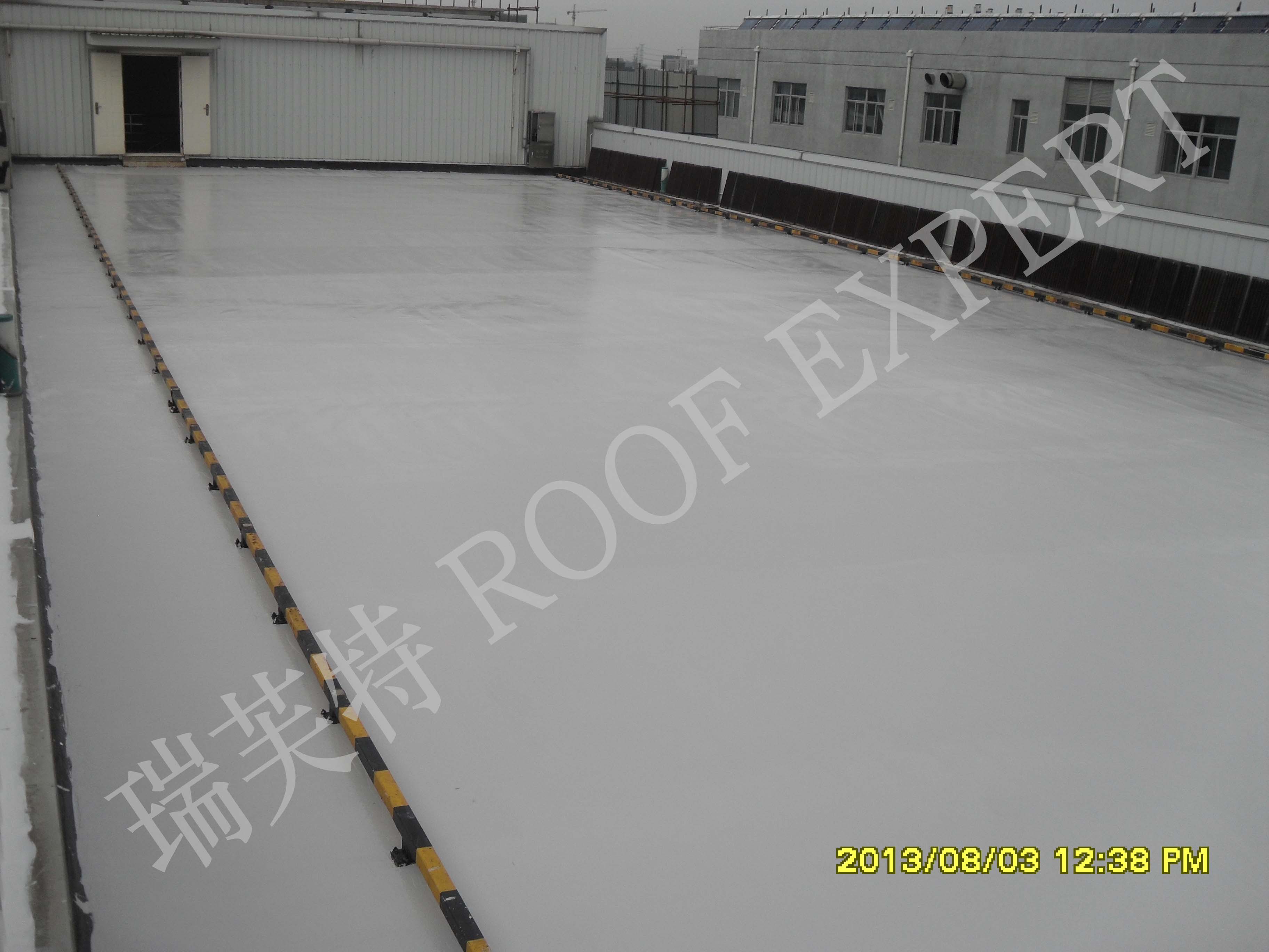 上海延锋江森屋顶停车场防水施工技术